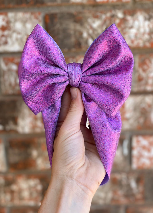 Purple Swim Bow